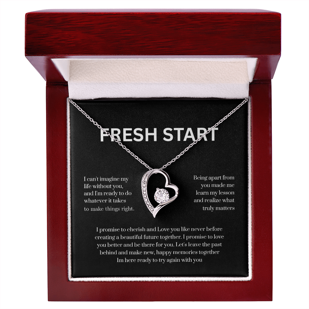 Let's Start Fresh Necklace – A Heartfelt “I'm Sorry” Gift