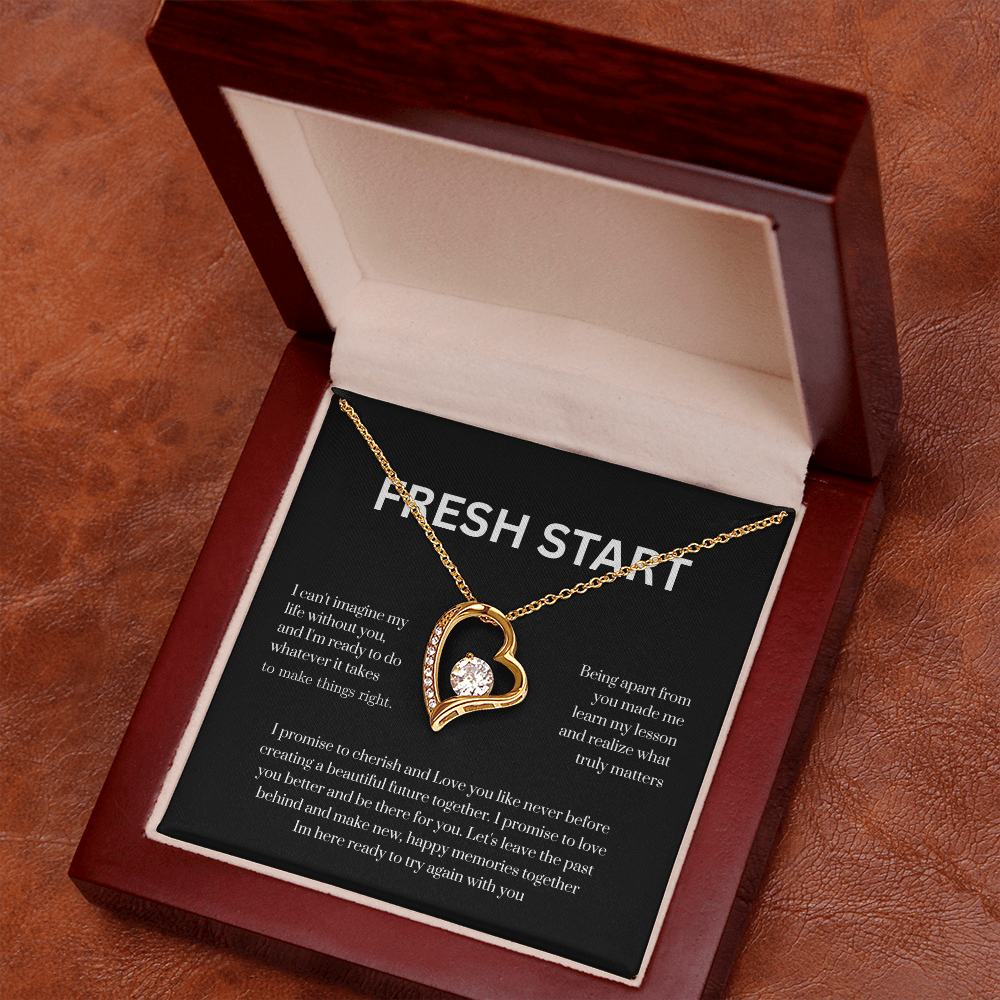 Let's Start Fresh Necklace – A Heartfelt “I'm Sorry” Gift