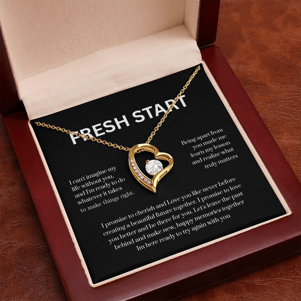 Let's Start Fresh Necklace – A Heartfelt “I'm Sorry” Gift
