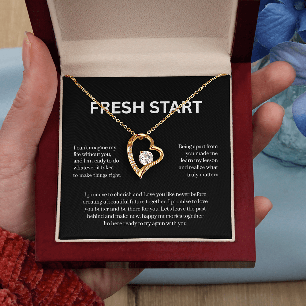 Let's Start Fresh Necklace – A Heartfelt “I'm Sorry” Gift