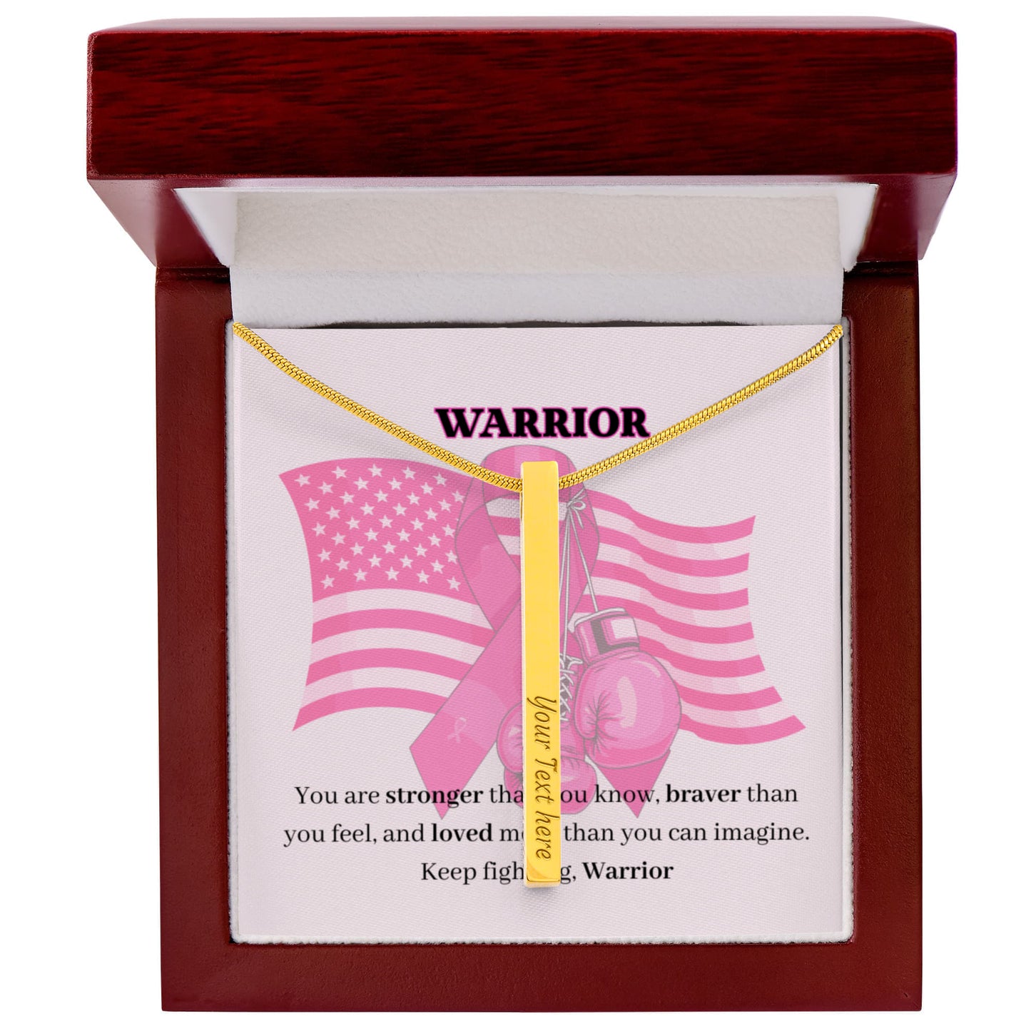 Warrior Personalized Necklace