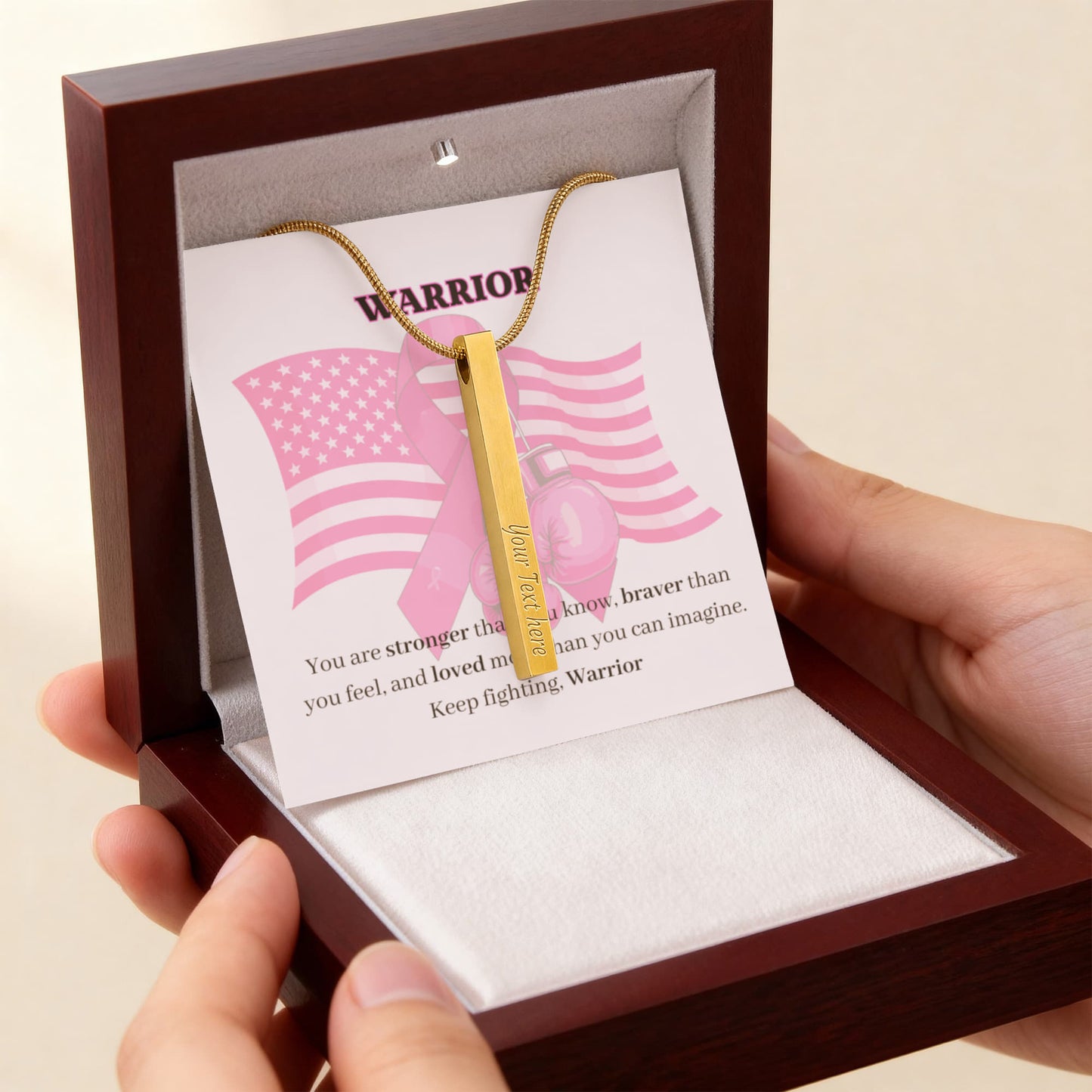 Warrior Personalized Necklace