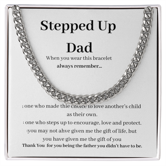 Stepped Up Dad Necklace