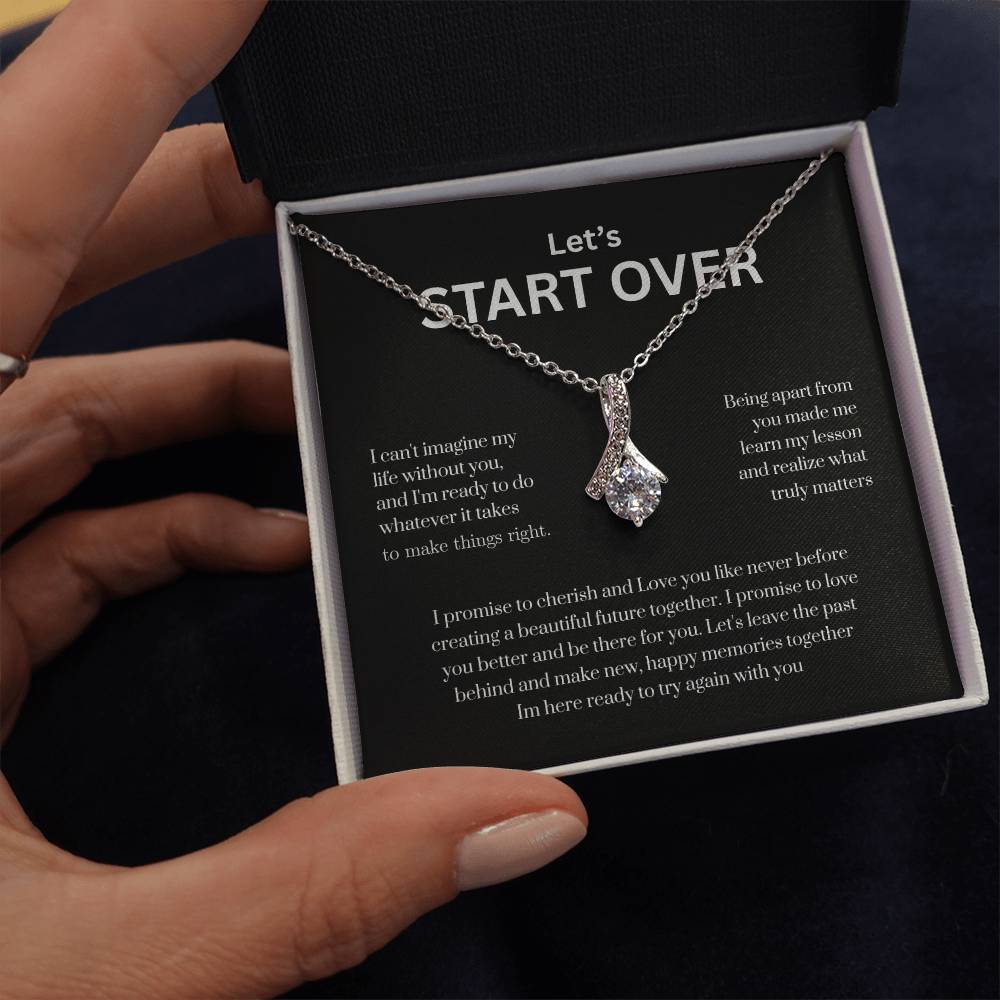 To My Soulmate  I Will Love You Always & Forever -Forever Love Necklace