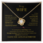To My Wife - You Are My Greatest Gift Necklace
