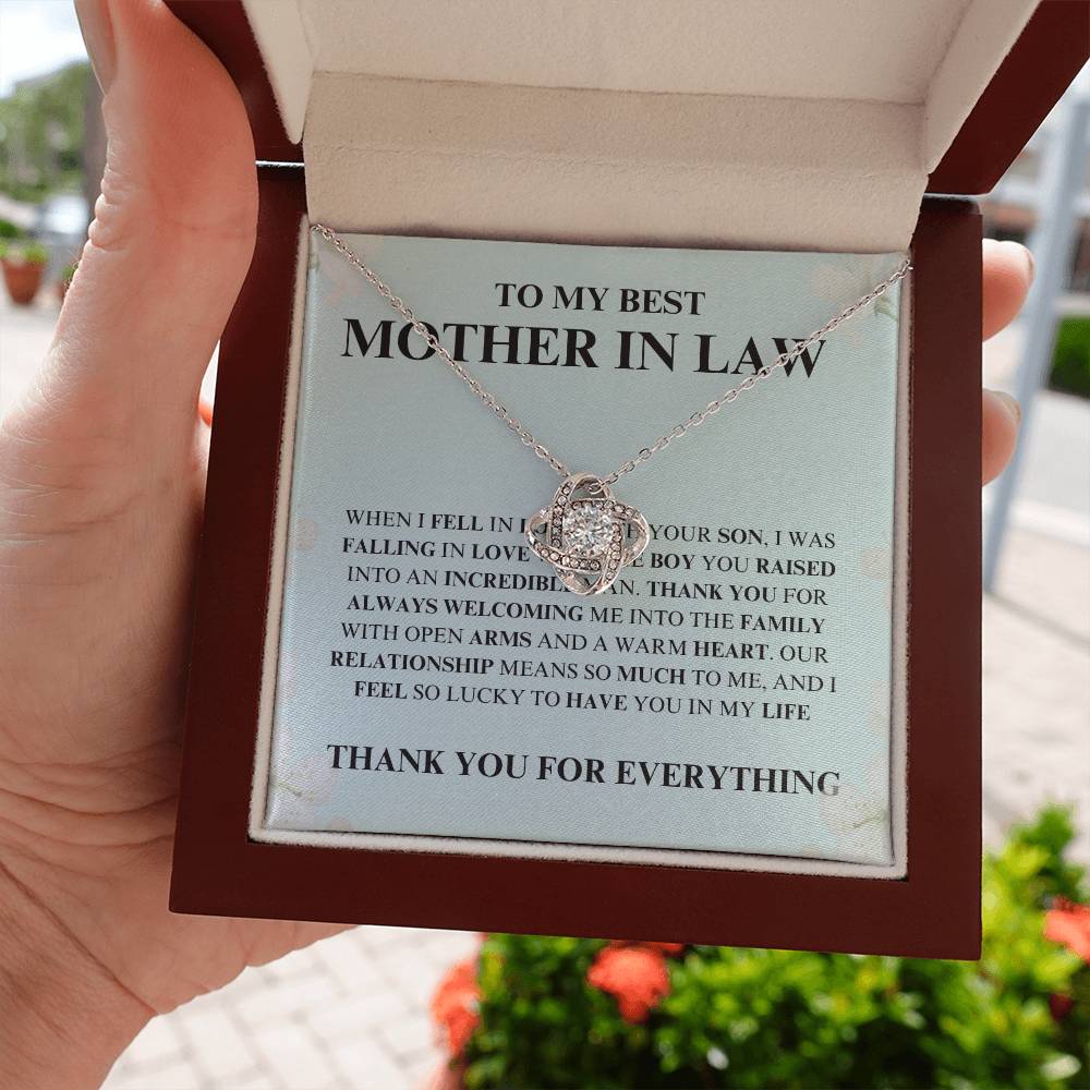 The BEST Mother IN Law- Thank you for everything Love knot