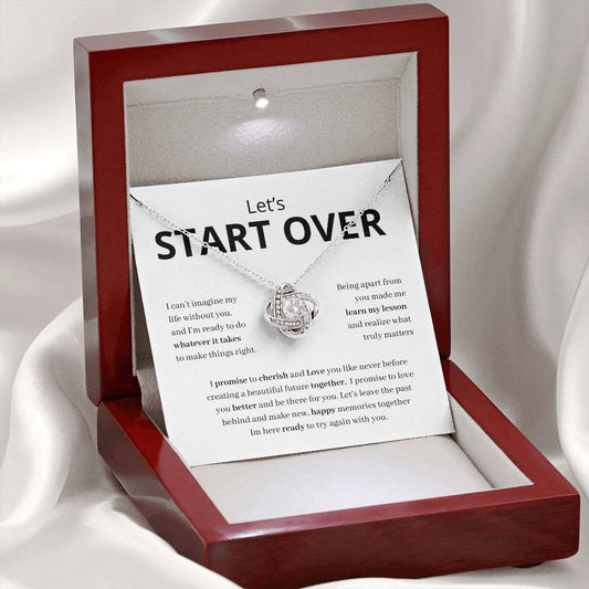 Let's Start OVER Necklace