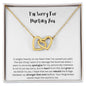 I'm Sorry for Hurting You Necklace – Meaningful Apology Gift for Love & Forgiveness