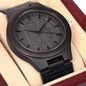 To My Son, My little Boy, My Friend Wooden Watch
