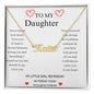 My Little Girl Yesterday Horizontal Necklace