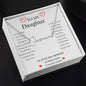 My Little Girl Yesterday My Daughter Forever Name Necklace
