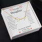 My Little Girl Yesterday My Daughter Forever Name Necklace