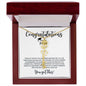 Congratulations  Grad 2026 Personalized Necklace