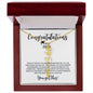 Congratulations  Grad 2026 Personalized Necklace