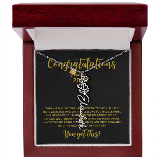 2026 Personalized Graduation Necklace