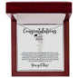 Congratulations  Grad 2026 Personalized Necklace