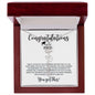 Congratulations  Grad 2026 Personalized Necklace