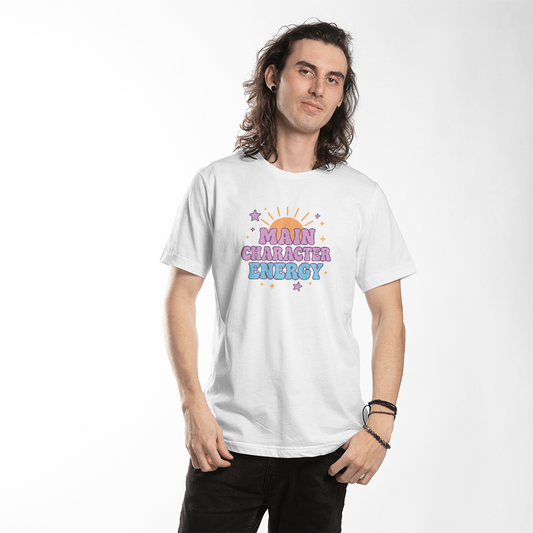 Main Character Energy – Bold Graphic Tee