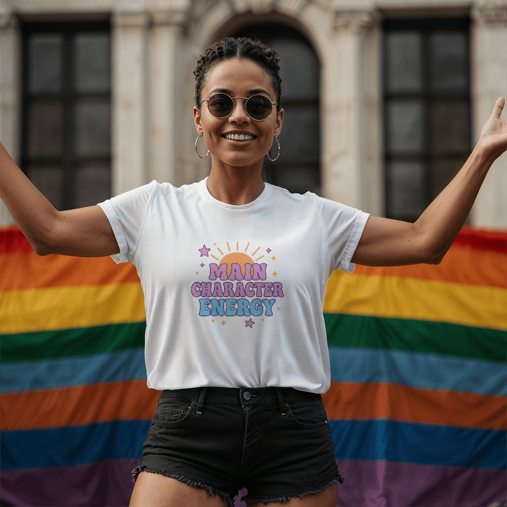 Main Character Energy – Bold Graphic Tee