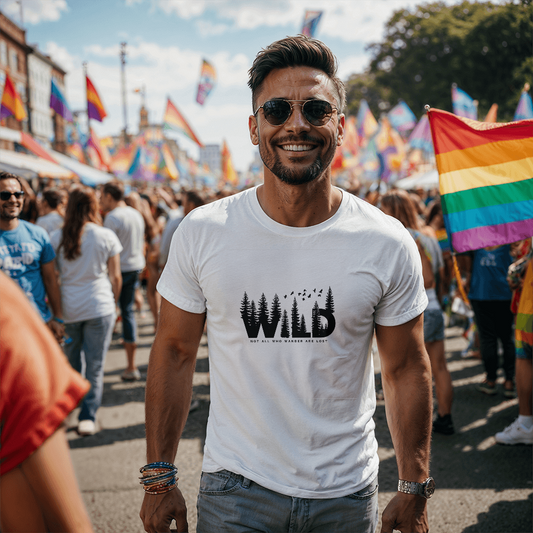 WILD – Not All Who Wander Are Lost T-Shirt | Boho Adventure Tee