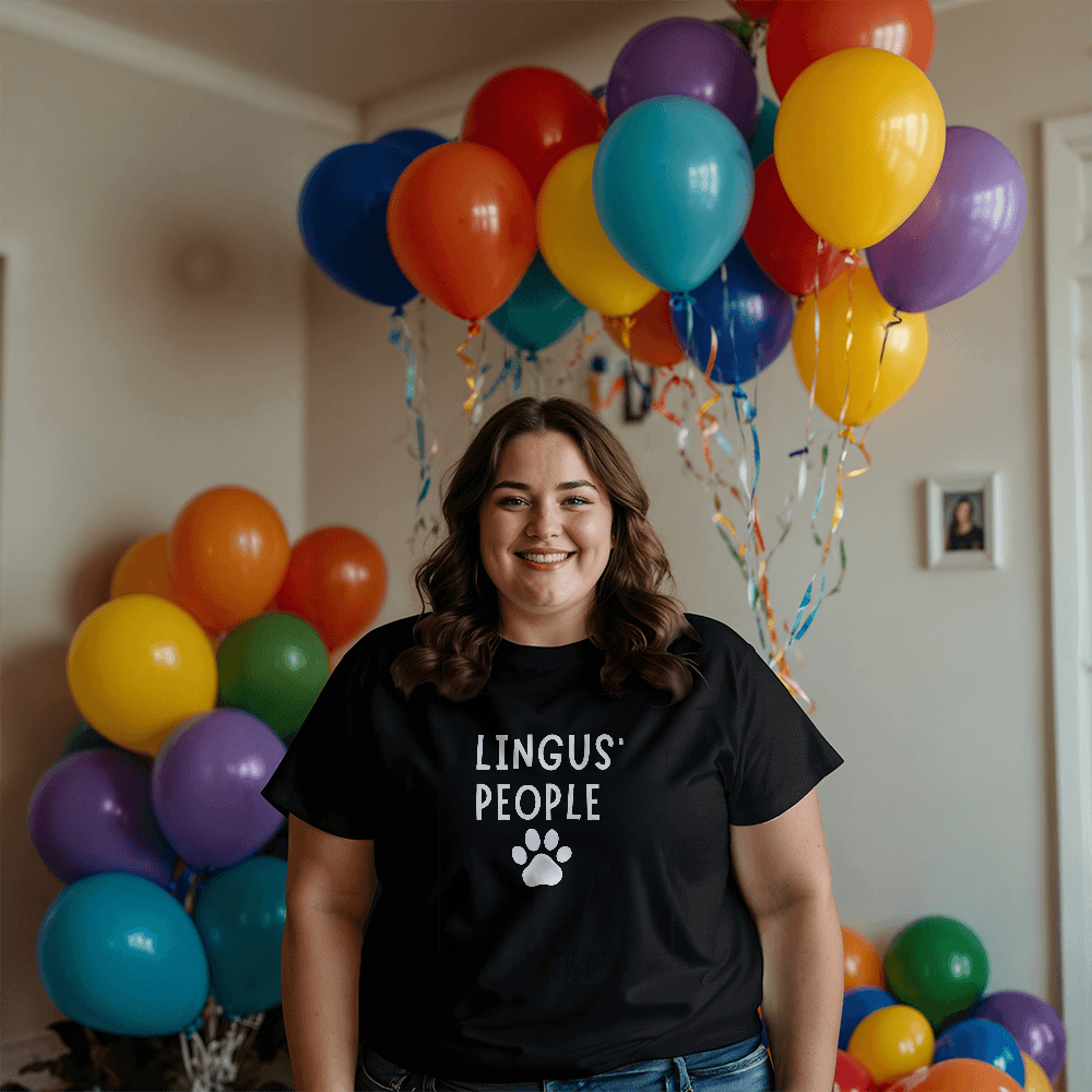 Lingus' People- Cat Support T-Shirt