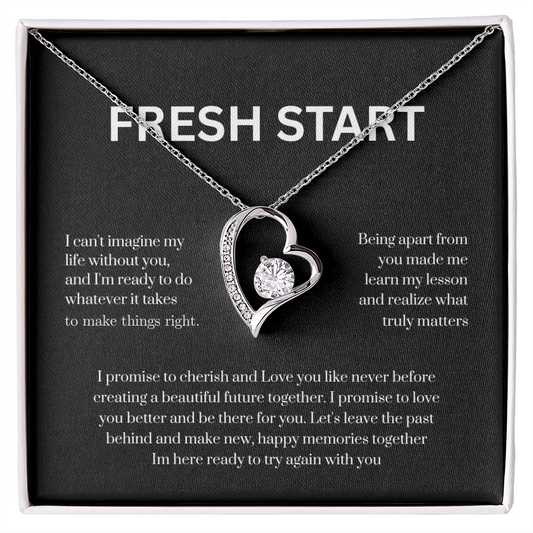 Let's Start Fresh Necklace – A Heartfelt “I'm Sorry” Gift