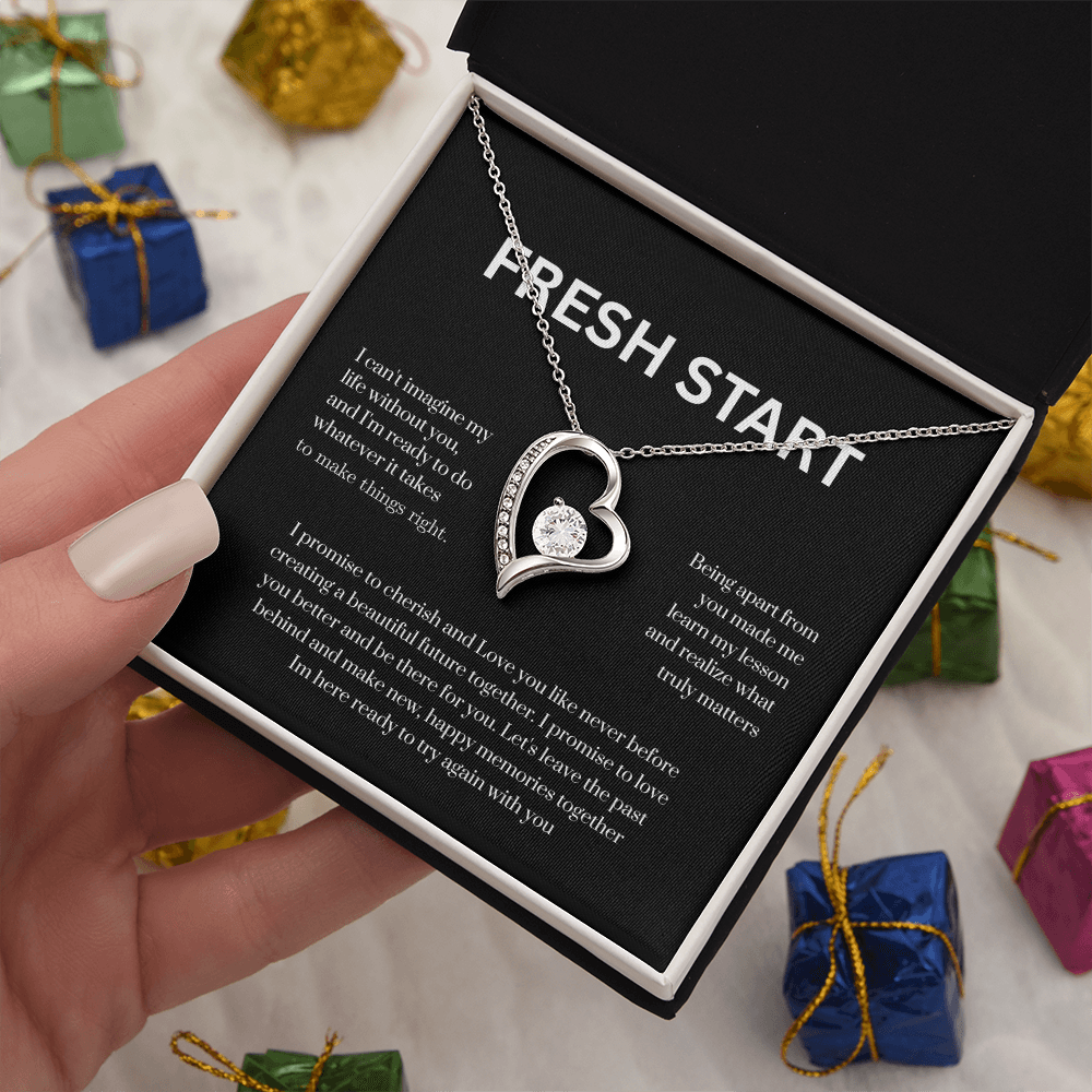 Let's Start Fresh Necklace – A Heartfelt “I'm Sorry” Gift