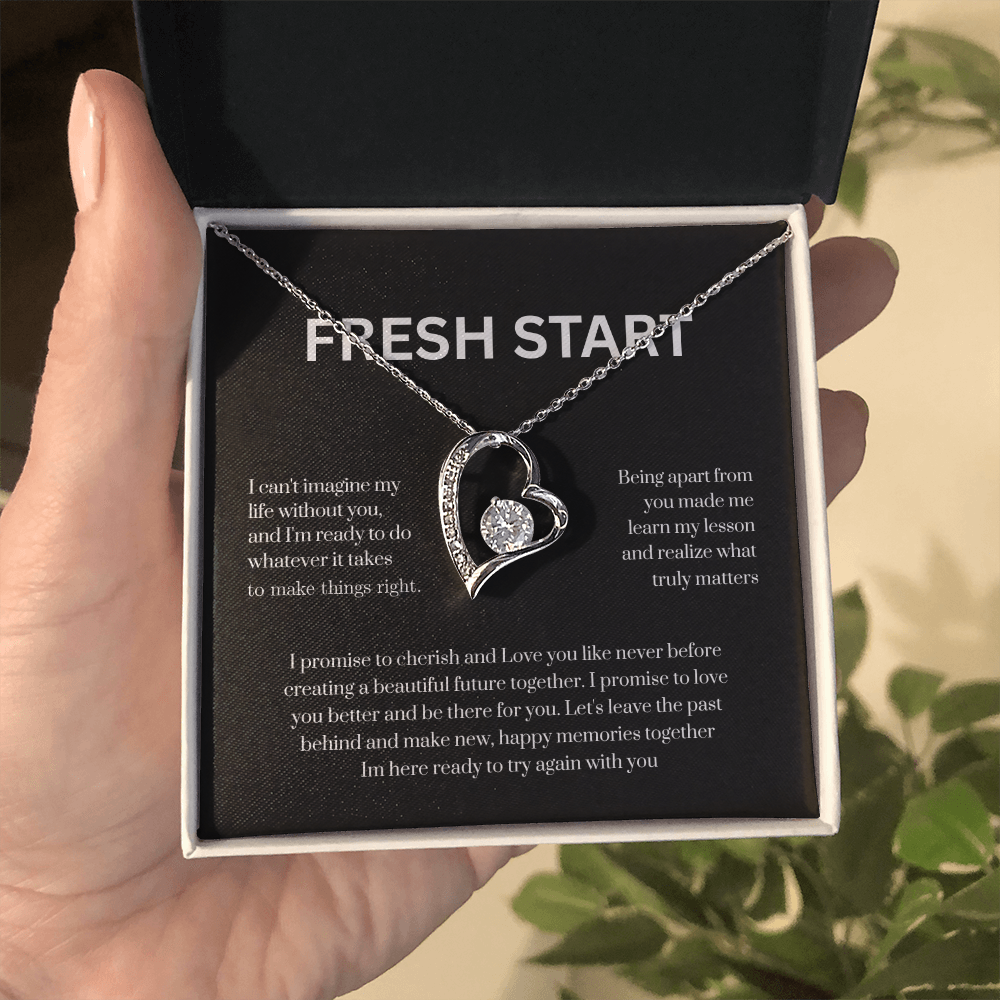 Let's Start Fresh Necklace – A Heartfelt “I'm Sorry” Gift