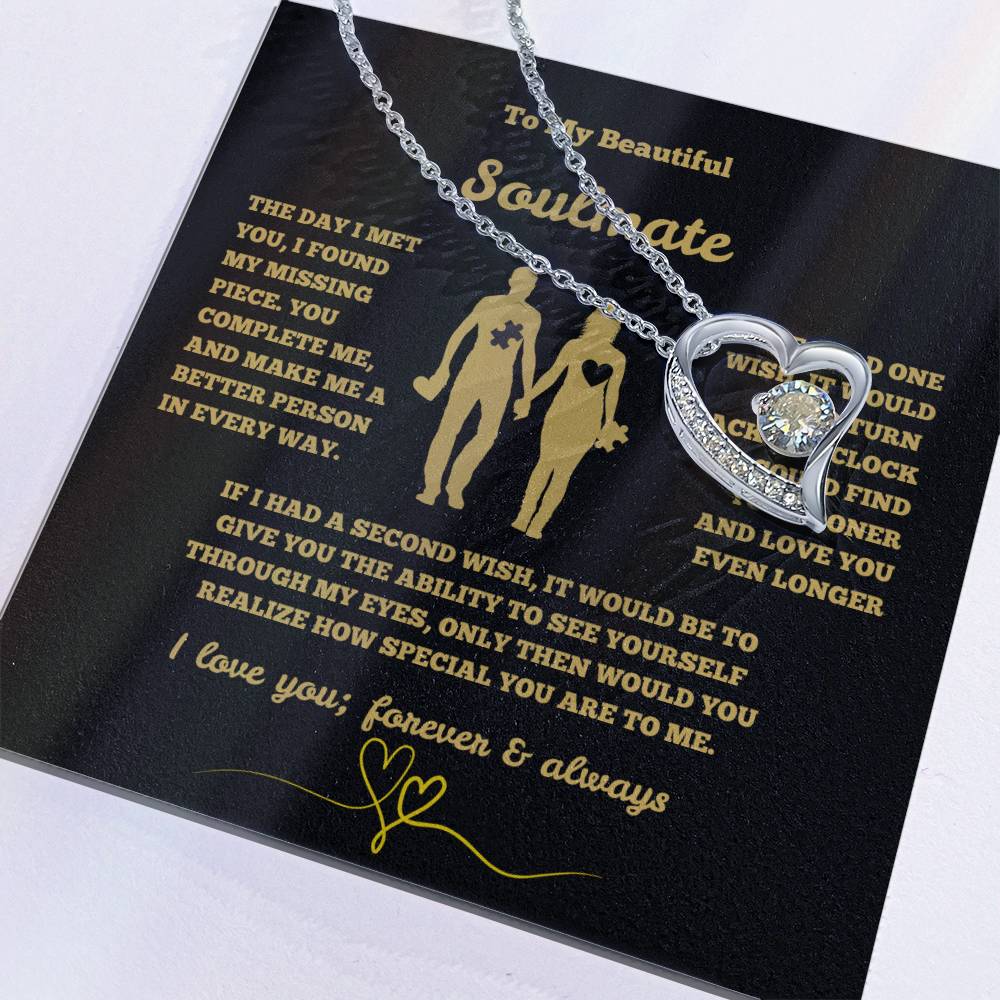 ❤️ To My Beautiful Soulmate- My Missing Piece Forever Love