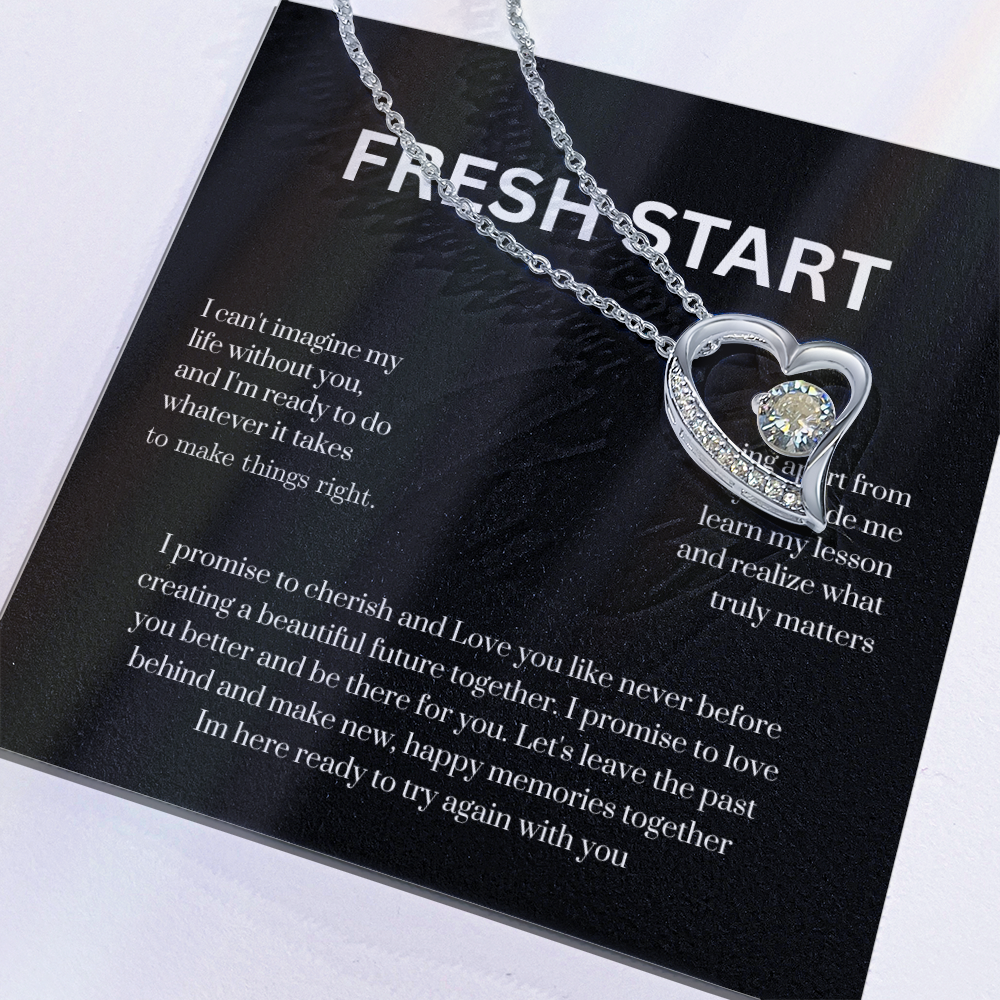 Let's Start Fresh Necklace – A Heartfelt “I'm Sorry” Gift