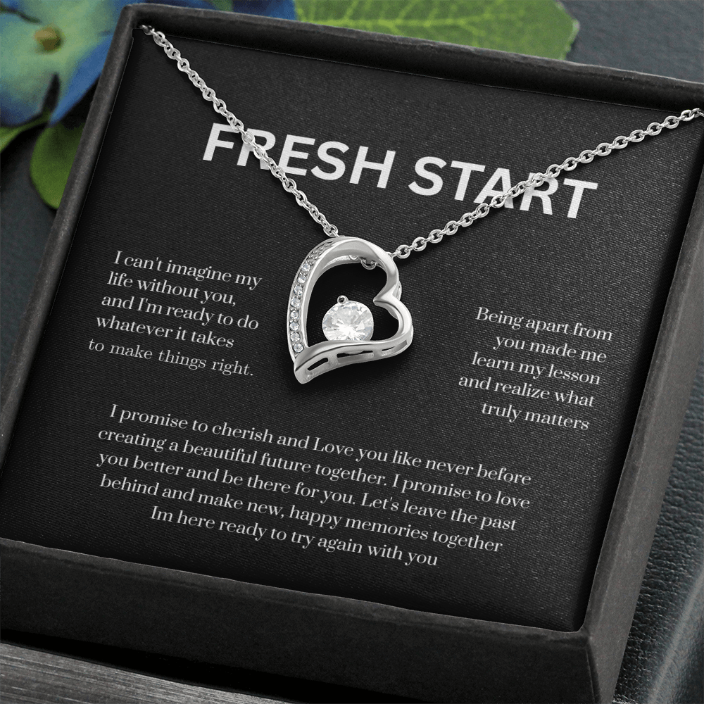 Let's Start Fresh Necklace – A Heartfelt “I'm Sorry” Gift