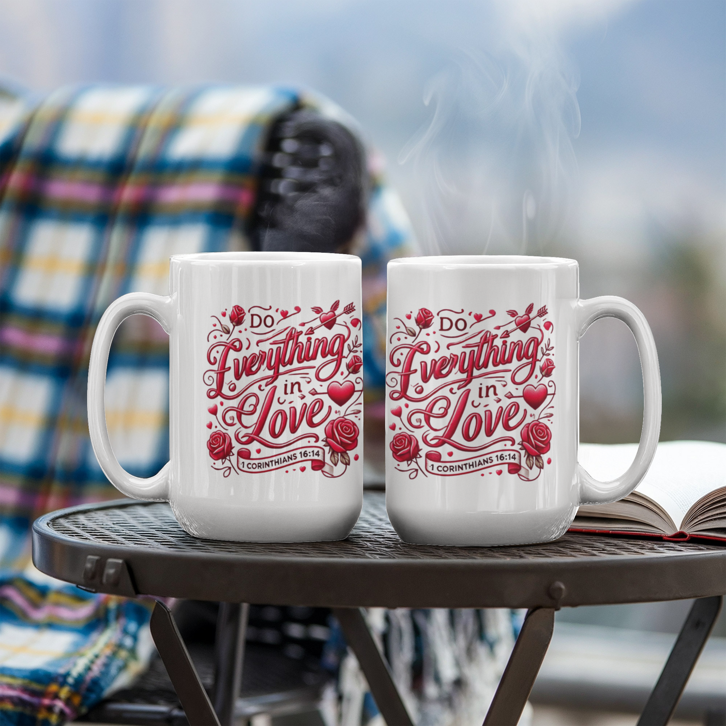 Do Everything in Love Mug – Inspirational Coffee Cup