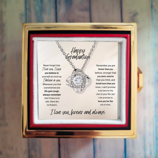 Forever Proud Graduation Message Gift – Inspirational Keepsake for Graduate