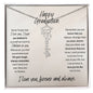🎓 Graduation Necklace – Never Forget That I Love You