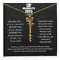 🎓 2026 Graduate Necklace – A Gift for All the Memories & All the Dreams