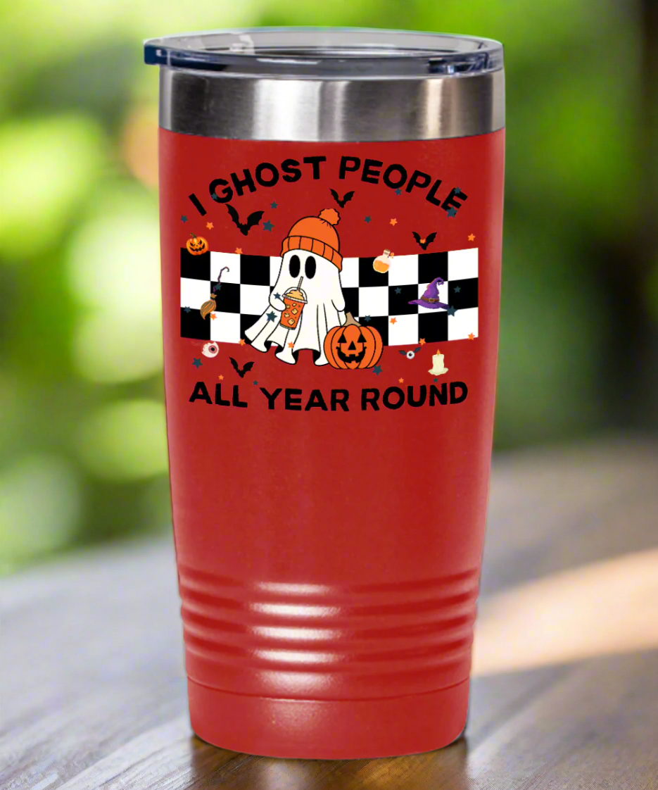 I Ghost People All Year Round Travel Mug