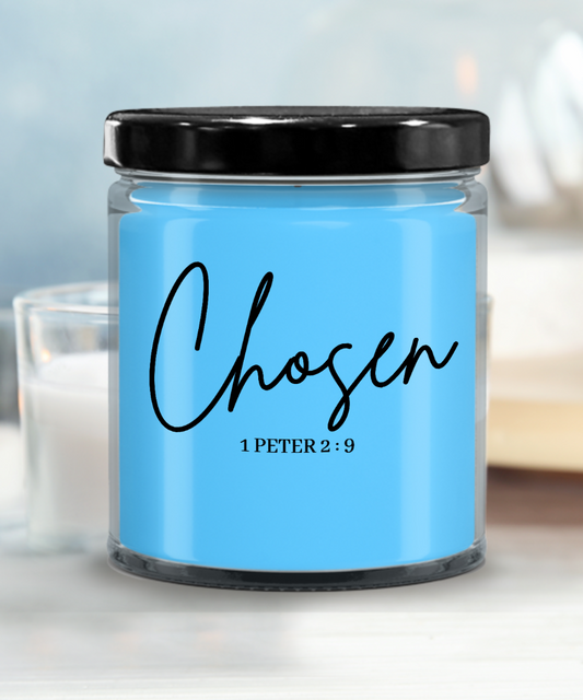 "Chosen" Candle – Embrace the Light of Faith