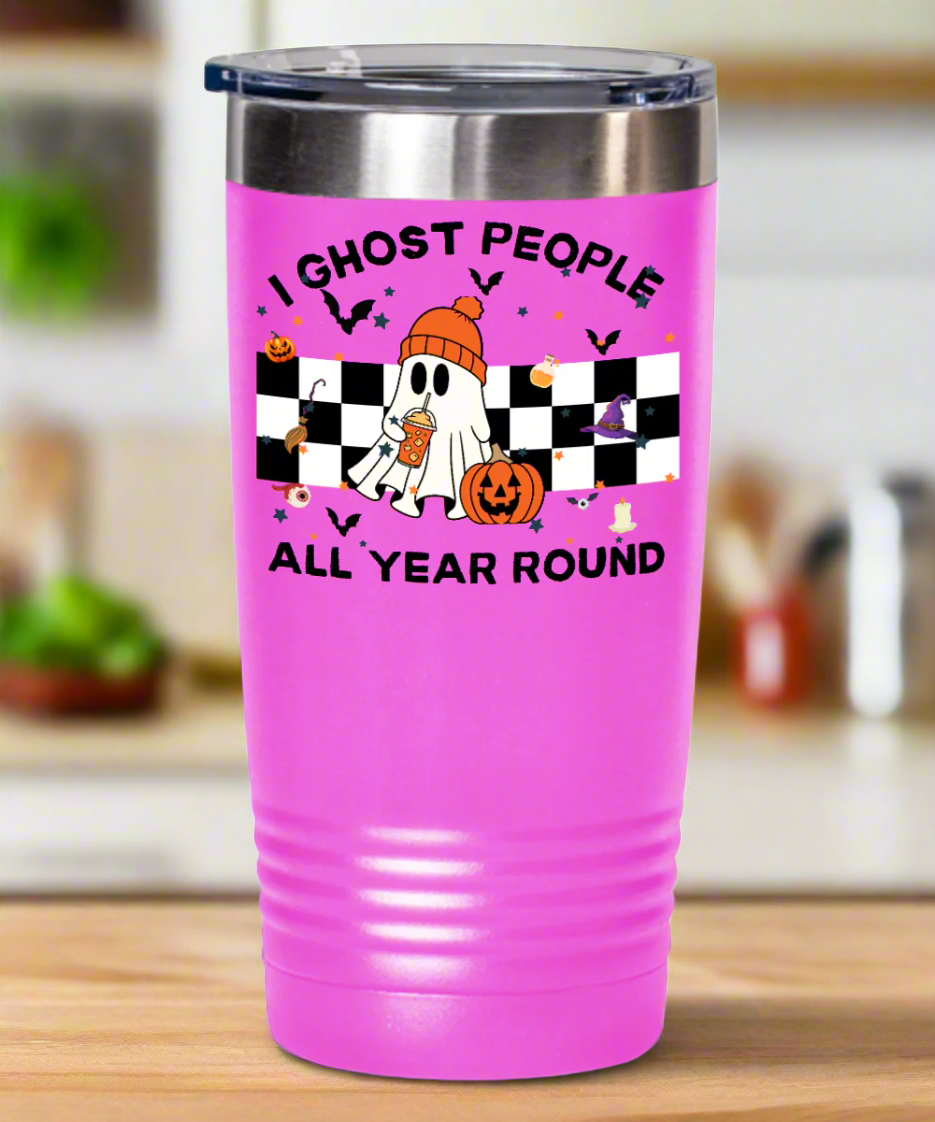 I Ghost People All Year Round Travel Mug