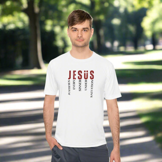 Blessed Fit Jesus Performance Tee