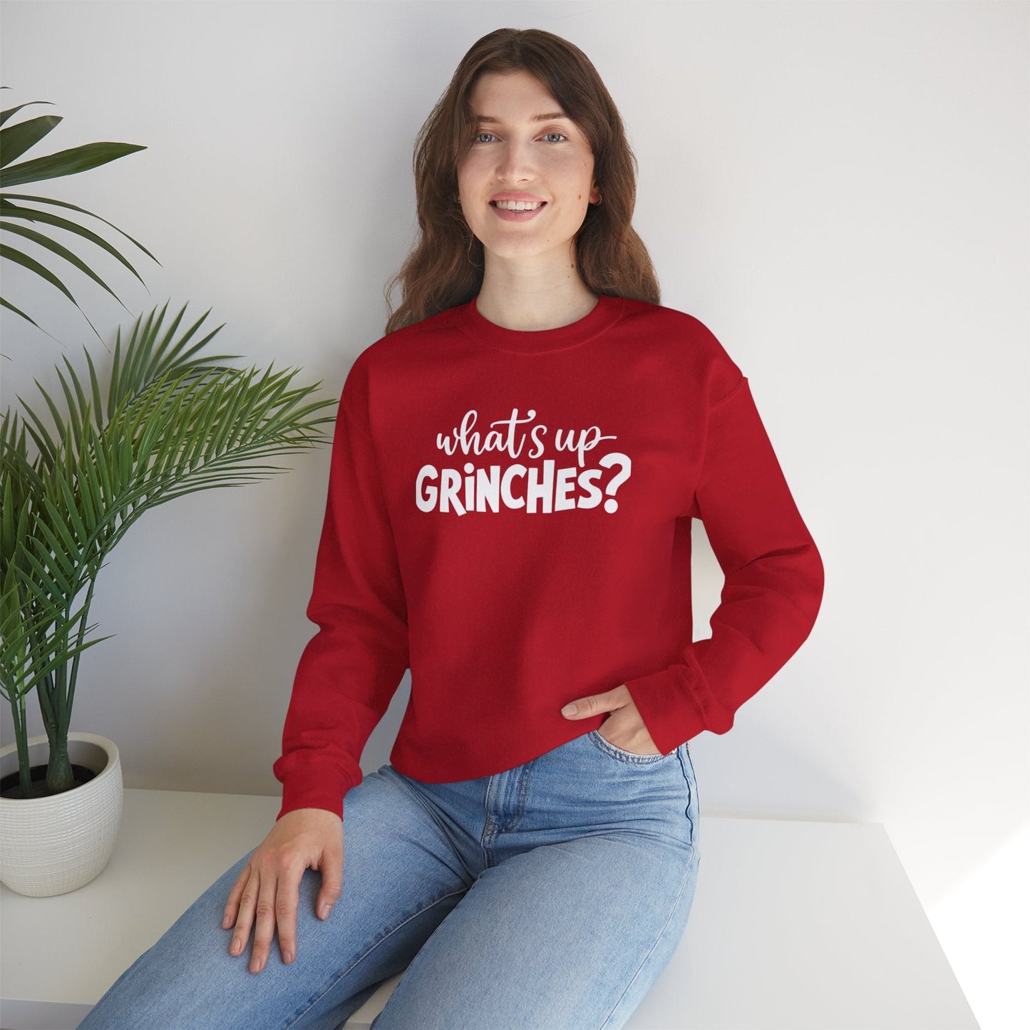 Whimsical Grinch Holiday Sweatshirt