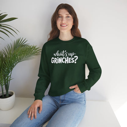 Whimsical Grinch Holiday Sweatshirt